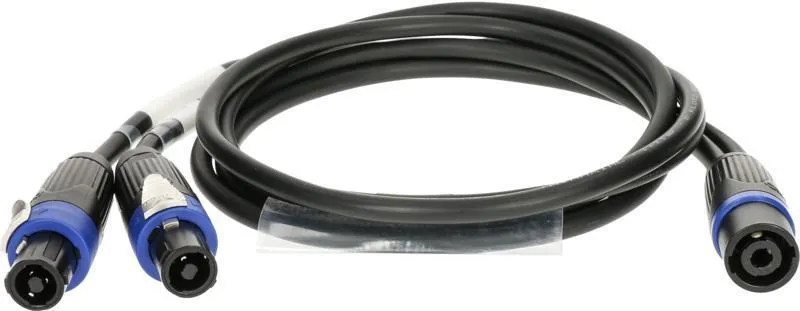Klotz kabel speakON 4p na 2 x speakON 4p, 1,5m
