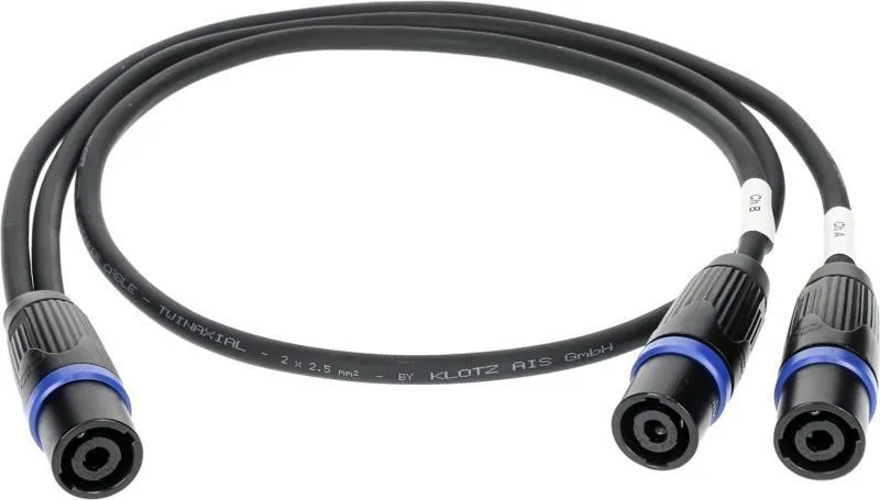 Klotz kabel pro reproduktory speakON 4p - 2 x speakON 4p