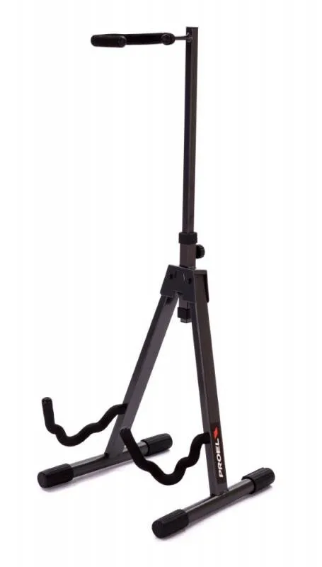 Proel Univerzální kytarový stojan s opěrkou, pěna a guma, antracitová, max: 10kg