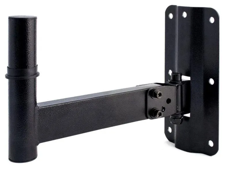 Proel nástěnný držáka na reproduktor, kov, d:35 mm, horizontální nastavení, max: 35 kg, černá