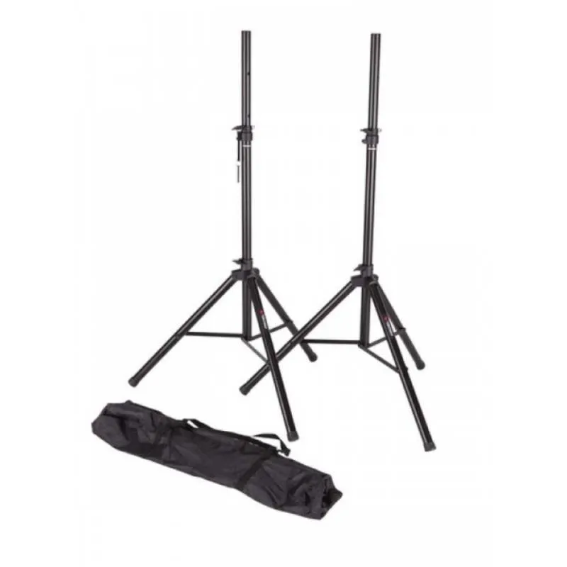 PROEL Pár hangfalových stojanů, černé, kov-plast, výška: 1200-1800 mm, max: 40 kg