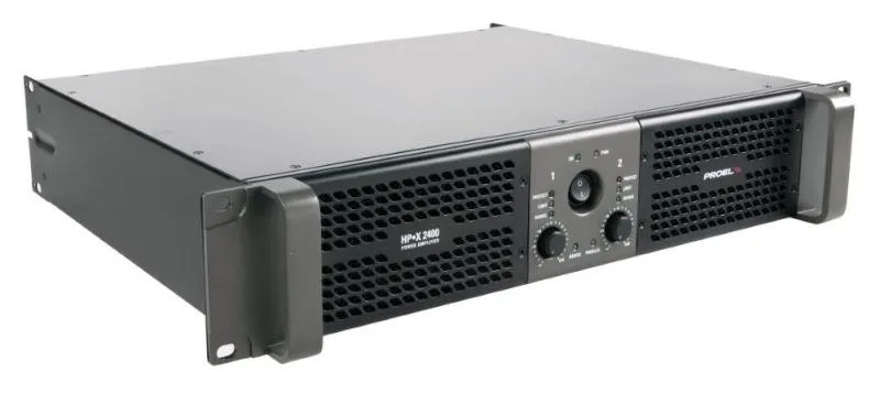 Proel Zesilovač 2x1200W/2 Ohm, třída H, S/N >90dB