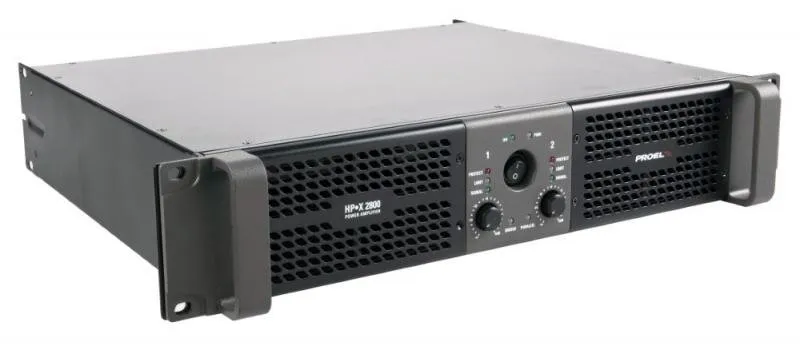 Proel Végfokozat erýsťovač 2x1400W/2 Ohm, H třída, S/N >90dB