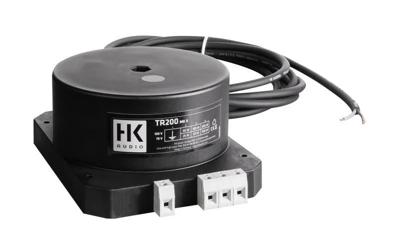 HK Audio Transformátor 200W (max.), 100 V, 3 výkonové úrovně