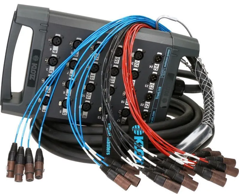 Klotz stagebox 20/4 XLR 3p, 20m, s kabelem