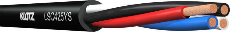 Klotz multicore reproduktorový kabel 4 x 2,5 mm² - PVC - 50m