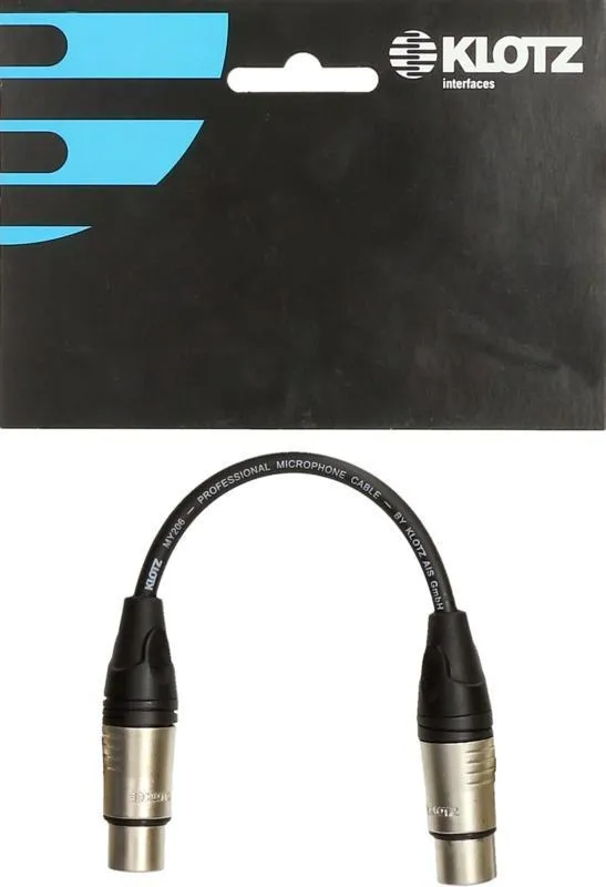 Klotz XLR adaptér kabel - 0,2m