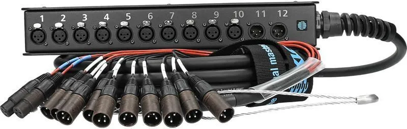 Klotz Stagebox 10/2 XLR 3p, 30m, jednovrstvá zemnící konstrukce