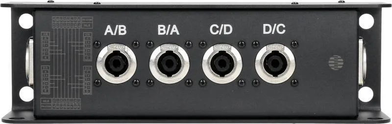 Klotz reproduktorový kabel 8p speakON M - 4x 4p speakON, 0,297m