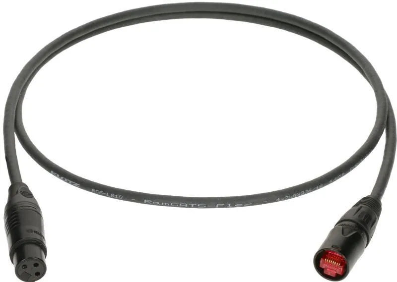 Klotz DMX-CAT adaptér XLR na RJ45 - XLR 3p samice - 0,6m
