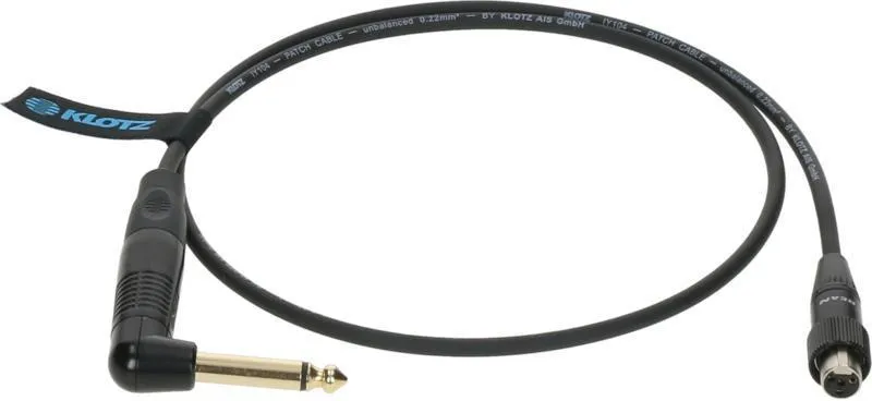 Klotz mikrofonový kabel pro Shure TQG - jack mono, zlato, 0,7m