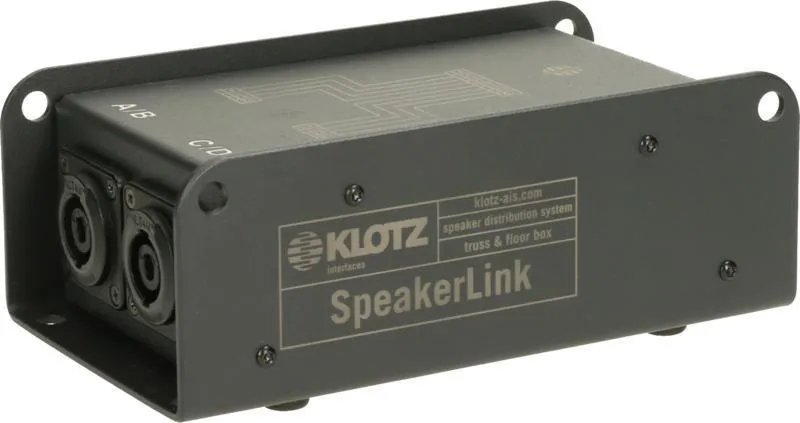 Klotz SpeakerLink rozbočovač reproduktorů speakON 8p samice - 2 x speakON 4p samec