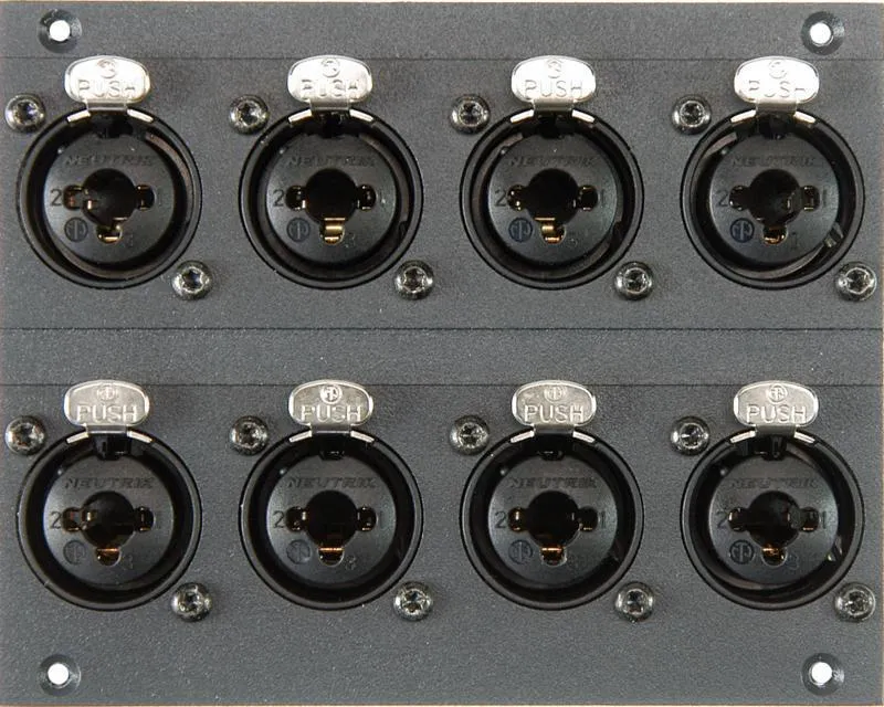 Klotz XLR/TRS kombinovaný modul 8 kanálů - 21 HP pro 19