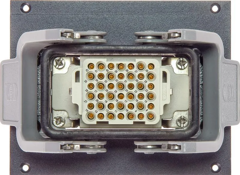 Klotz Harting modul 12 kanálů - 21 HP HAN® 42p samice - 3 x SIL - kabel OTW204Y - 0,38m