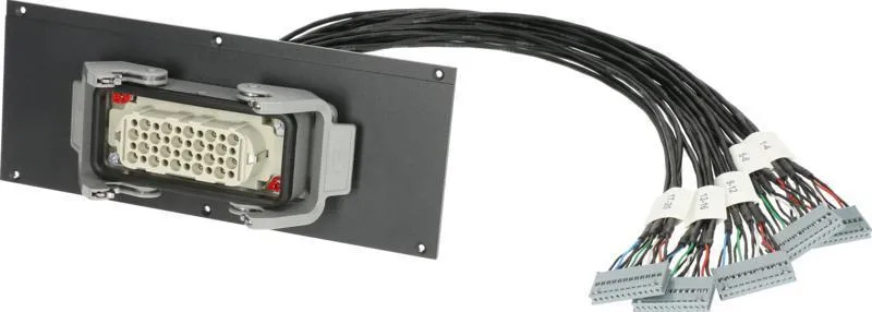 Klotz Harting modul 20 kanál, 42 HP, 40p žena, 5 x SIL, kabel OW15Y
