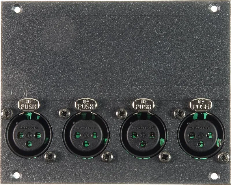 Klotz XLR modul 4 kanály, 21 HP pro 19