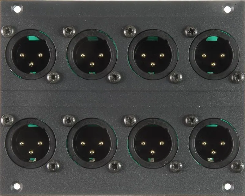 Klotz 8-kanál XLR 3p modul - 21 HP pro 19
