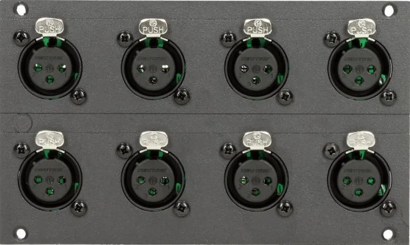 Klotz XLR modul 8 kanál, 28 HP pro MIS, 19