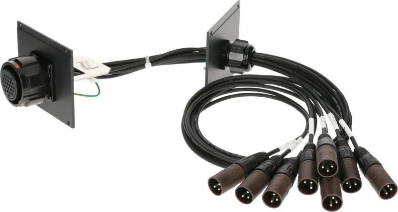 Klotz RMP patch modul 8 kanálů - 21 HP, 8 x XLR 3p, 1,5m