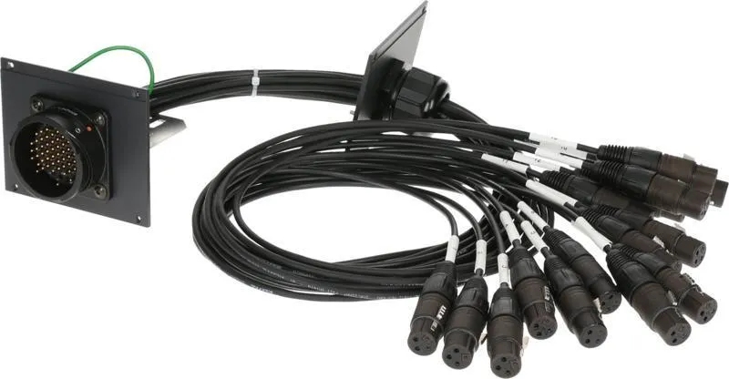 Klotz patch modul 16 kanálový, 21 HP, 16 x XLR 3p, délka 0,8m