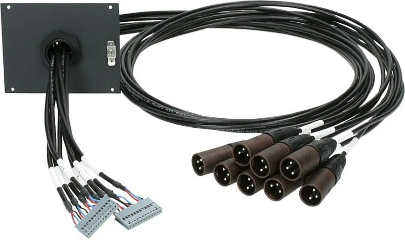 Klotz patch modul 8 kanálový, 21 HP, 2 x SIL, 8 x XLR 3p