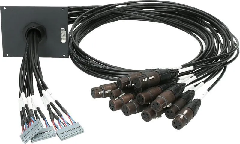 Klotz patch modul 12 kanálový, 21 HP, 12 x XLR 3p, 1,5m