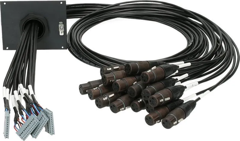 Klotz SUB patch modul 16 kanál, 21 HP, 16 x XLR 3p, 1,5m
