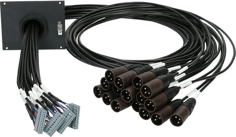 Klotz SUB patch modul 16 kanál, 21 HP, 4x SIL, 16 x XLR 3p