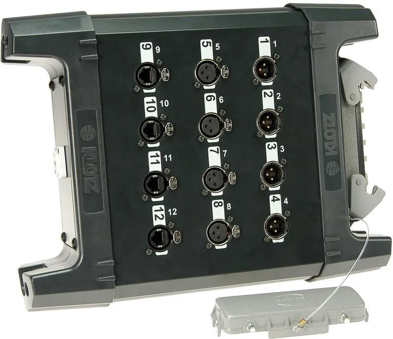 Klotz UMS TrueLink výstupní box 4 x etherCON, 4 x XLR 3p, powerCON výstup