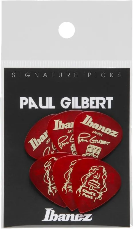 Ibanez Paul Gilbert Signature trsátka, červená, 3 kusy