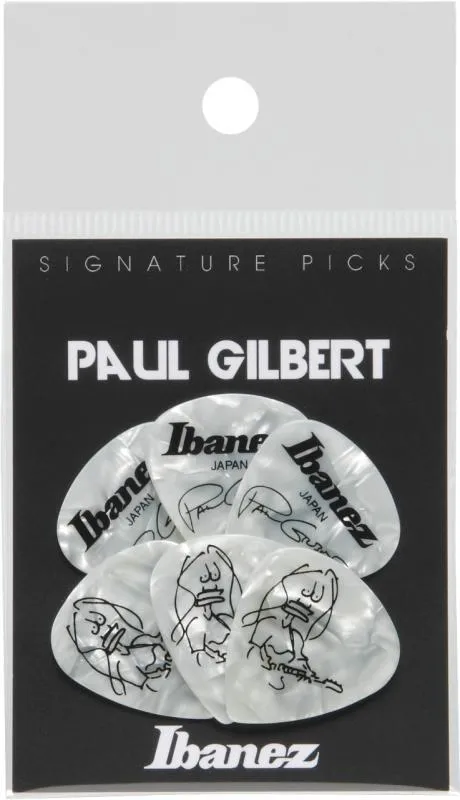 Ibanez Paul Gilbert Signature pengetě, perleťově bílá, sada