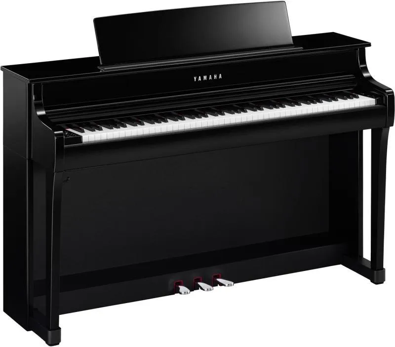 Yamaha CLP-845PE digitální piano, Clavinova, realistický zvuk, klavírní klávesy