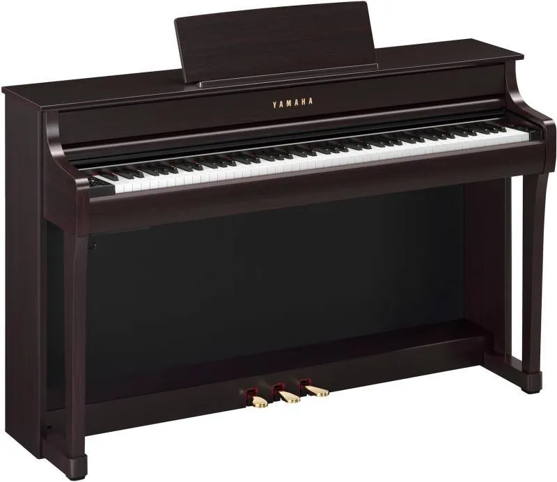 Yamaha CLP-835R digitální piano, Clavinova, kvalitní zvuk, elegantní design