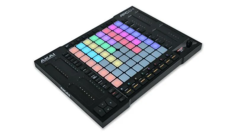 Akai Pro USB/MIDI kontrolér, 64 RGB pad, 8 dotykových pruhů, Ableton Live Lite 11