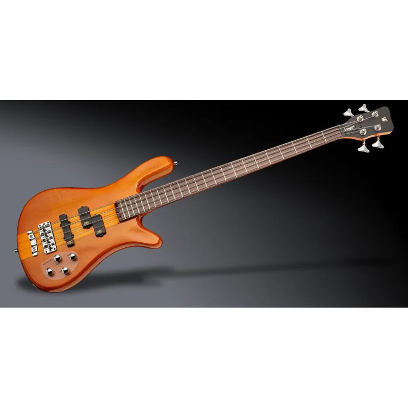 Warwick basová kytara Rocbass Streamer, 4 struny, jasanové tělo, krk skrz, medový lak