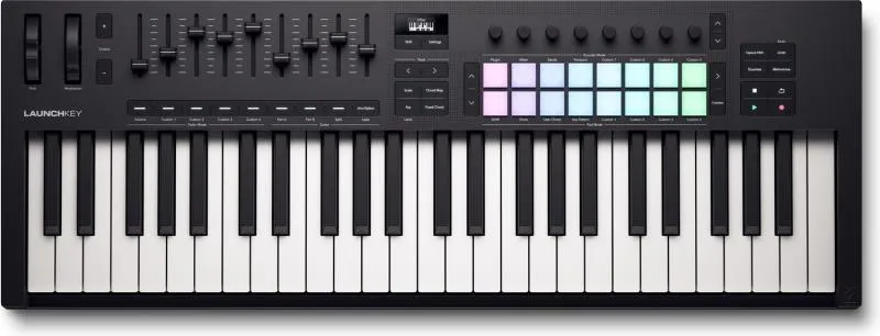 Novation Launchkey 49 [MK4] efektivní MIDI master klávesnice, 49 kláves, podpora pro DAW