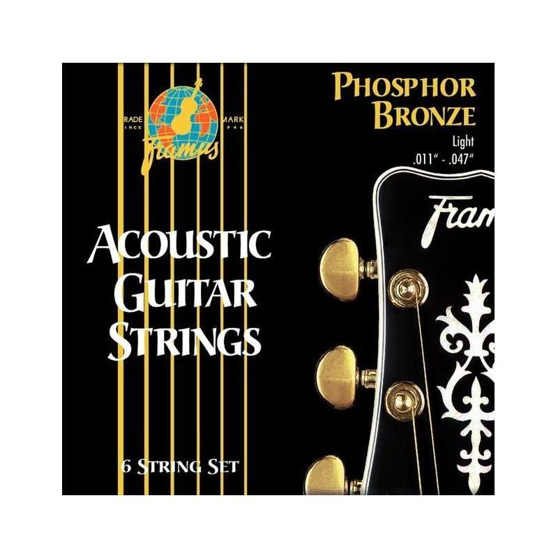 Framus Akustické kytarové struny, extra lehké, fosfor-bronz, .010