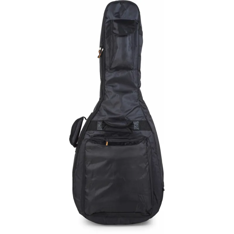 RockBag Akustická kytara, Vodaodolný RokTex®, Párněný, Černý