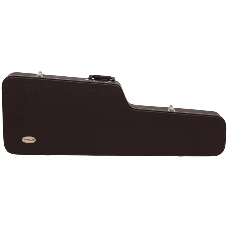 RockCase Elektrická kytara tvrdý obal, ST styl, černý, robustní ochrana
