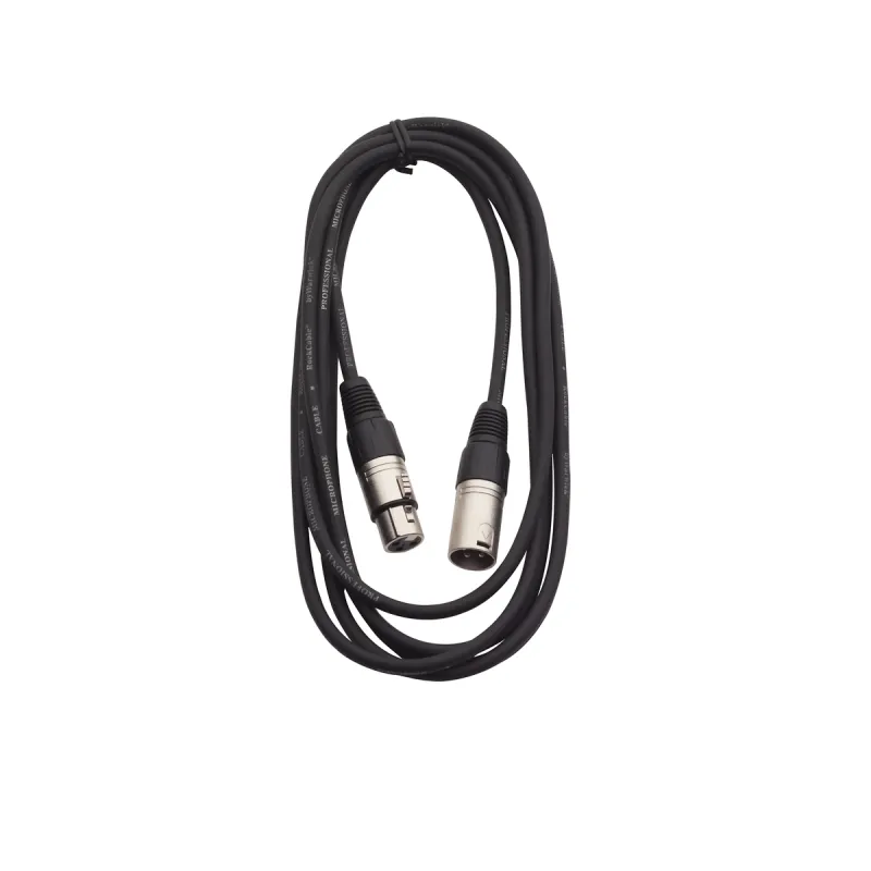RockCable Mikrofon kabel, XLR muž-n žena, 3m, odolný design