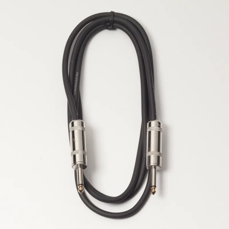RockCable Reproduktorový kabel, TS 6.3 mm, 2m, pozlacené konektory