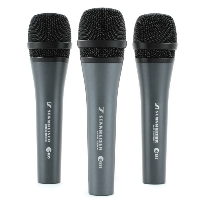 Sennheiser E835 3Pack dynamický zpěvový mikrofon