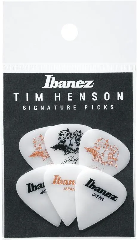 Ibanez pengetě Heavy, 6 kusů, 3x růžová a 3x černá s logem W6RST
