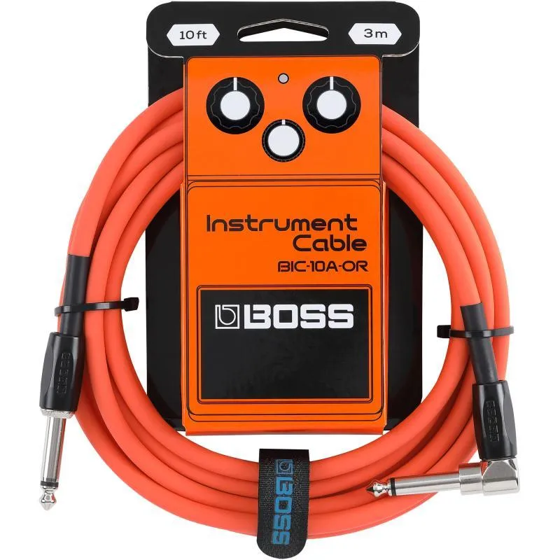 BOSS kabel, 3m, jack-jack, oranžový