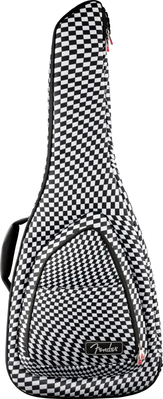 Fender Gig Bag pro elektrickou kytaru, vlnitý šachovnicový vzor