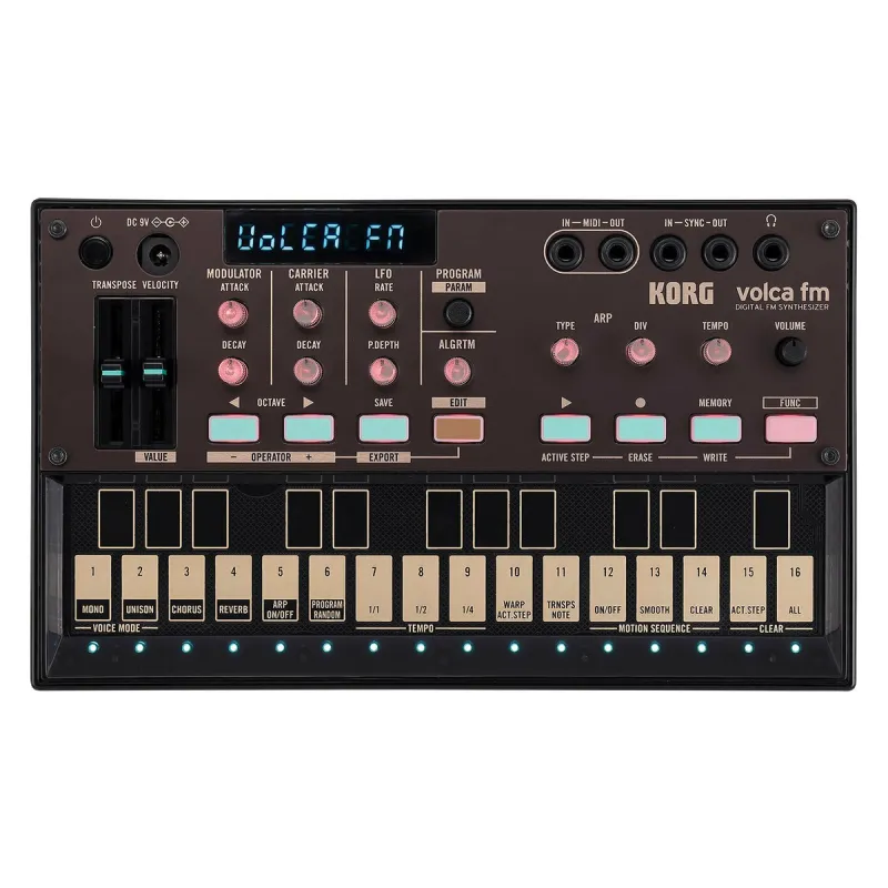 KORG VOLCA FM 2, FM syntetizátor, MIDI in