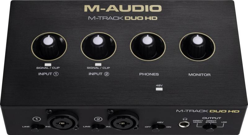 M-Audio rozhraní, 2-in/2-out, 24-bit/192 kHz, USB-C, phantom