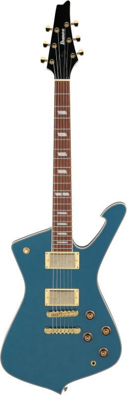 Ibanez Iceman elektrická kytara 6-strunná - antická modrá metalíza + gig bag