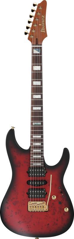 Ibanez Kiko Loureiro Signature elektrická kytara 6 strun, Ruby Red Sunburst Flat