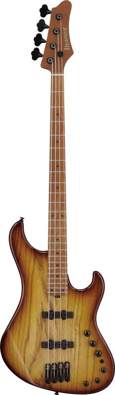 Ibanez IM elektrická basová kytara 4 struny, barva Natural Stained Amber Burst
